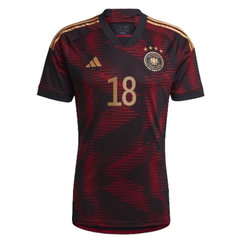 Germany Jonas Hofmann #18 Replica Away Stadium Shirt World Cup 2022 Short Sleeve